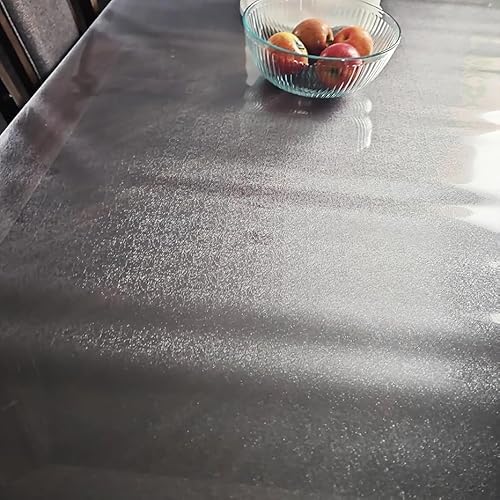 ClearTable Abdeckhaube, 2 mm dick, transparenter Kunststoff-Tischschutz für rechteckige Tische (Größe: 180 x 250 cm), langlebig, wasserdicht und leicht zu reinigen von Generisch