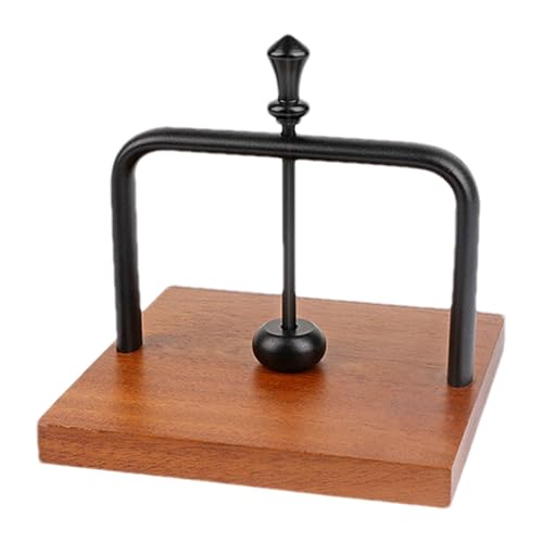 Cocktail-Serviettenhalter – Spender mit Arm aus Metall, Tablett aus Holz, rustikaler Taschentuchhalter mit rutschfester Unterseite, dekorativer quadratischer Papierhalter für Küchenarbeitsplatte von Generisch