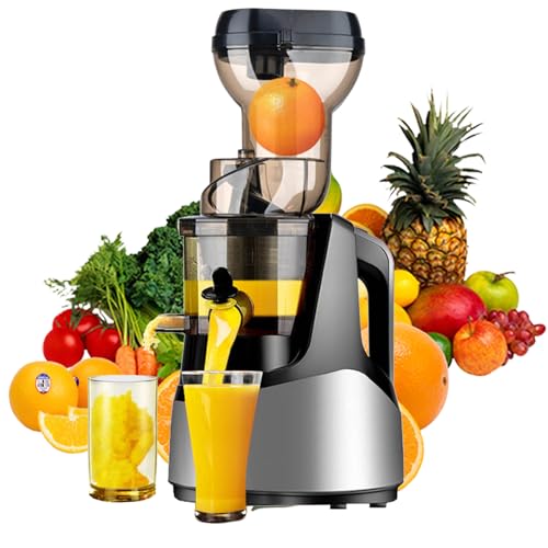 Cold Press Slow Masticating Juicer with Large Feed Chute for Whole Vegetables and Fruits, Easy to Clean for Healthy Juicing Cold Press Slow Masticating Juicer with Large Feed Chute for Whole Vegetables and Fruits, Easy to Clean for Healthy Juicing von Generisch
