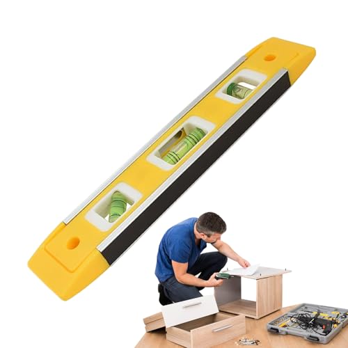 Compact Magnetic Level Tool - Vertikaler/horizontaler Herrscher für die Verbesserung zu Hause | Ideal für Sanitär-, Bodenfliesen, Schrank Installation, Garage, Tischlerprojekte, 4x2x2cm Compact Magnetic Level Tool - Vertikaler/horizontaler Herrscher für die Verbesserung zu Hause | Ideal für Sanitär-, Bodenfliesen, Schrank Installation, Garage, Tischlerprojekte, 4x2x2cm von Generisch