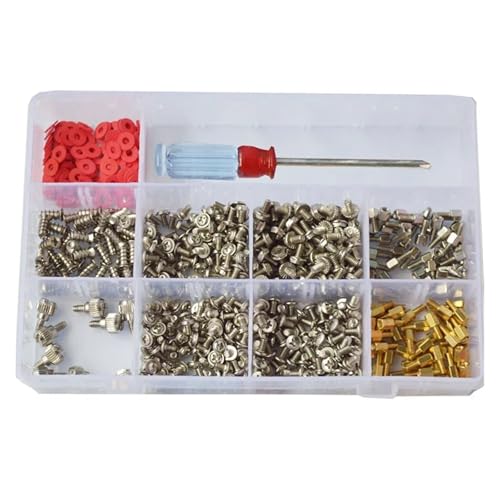Computer-Schraubensatz, PC-Gehäuse, Festplattenlüfter, Motherboard, Netzteil, Server, Montage, Unterlegscheibe, Standoff-Set(660Pcs) von Generisch