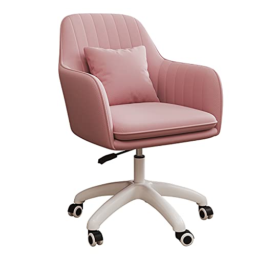 Computerstuhl aus Samt mit getuftetem Design, höhenverstellbar, ergonomischer Bürostuhl mit weicher Polsterung, bequeme Armlehnen, Drehfunktion, ideal für Zuhause oder Büro, Schreibtischaufgabe von Generisch