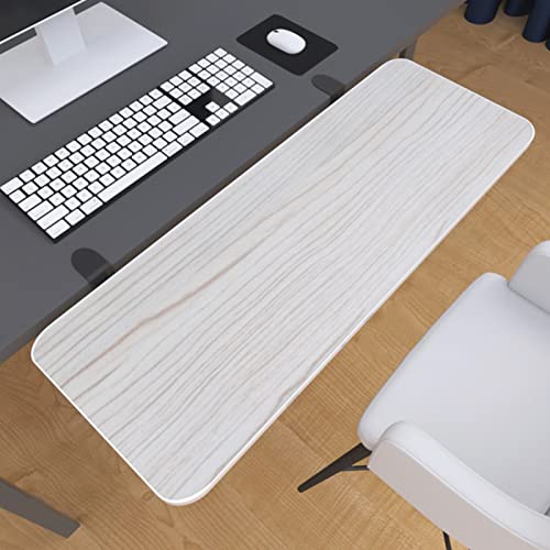Computertisch-Verlängerungsplatte aus Massivholz mit klappbarer Armlehne und ergonomischer Mausarmstütze, Ständer für Heimbüro, Beige 60 x 24 cm von Generisch