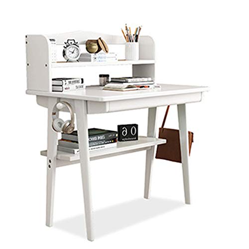Computertisch mit Schrank und Bücherregal, Home-Office-Schreibtisch, Massivholz-Studiertisch für Studenten, einfaches Design für Schlafzimmer und Arbeit Computertisch mit Schrank und Bücherregal, Home-Office-Schreibtisch, Massivholz-Studiertisch für Studenten, einfaches Design für Schlafzimmer und Arbeit von Generisch