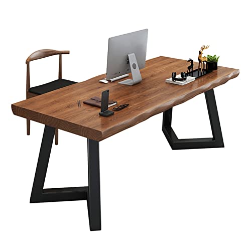 Computertisch und Stuhl aus Massivholz, multifunktionaler Home-Office-Schreibtisch mit dicker Desktop, einfach zu installieren für Konferenzen und Schreiben Computertisch und Stuhl aus Massivholz, multifunktionaler Home-Office-Schreibtisch mit dicker Desktop, einfach zu installieren für Konferenzen und Schreiben von Generisch