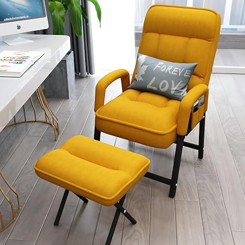 Convertible Lazy Schlafsofa – Klappbarer Bodenstuhl mit Ottomane, bequemer Lesesessel mit Seitentaschen für Schlafzimmer oder Wohnzimmer Convertible Lazy Schlafsofa – Klappbarer Bodenstuhl mit Ottomane, bequemer Lesesessel mit Seitentaschen für Schlafzimmer oder Wohnzimmer von Generisch