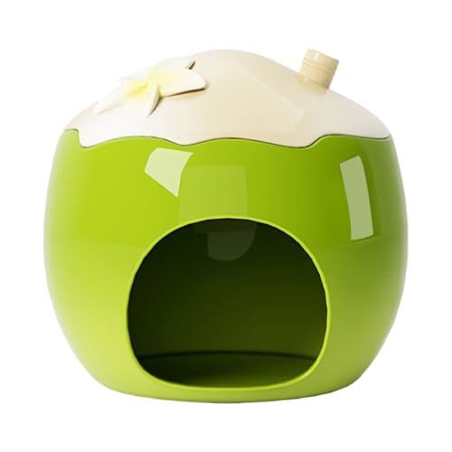Cooles Hamsterhaus, Kleintier-Lebensraum, Obstförmiges Kühlnest, belüftetes Plüschbett, temperaturgesteuerter Unterschlupf, Indoor-Haustiernutzung, 5,83 × 5,83 × 5,12 Zoll Cooles Hamsterhaus, Kleintier-Lebensraum, Obstförmiges Kühlnest, belüftetes Plüschbett, temperaturgesteuerter Unterschlupf, Indoor-Haustiernutzung, 5,83 × 5,83 × 5,12 Zoll von Generisch