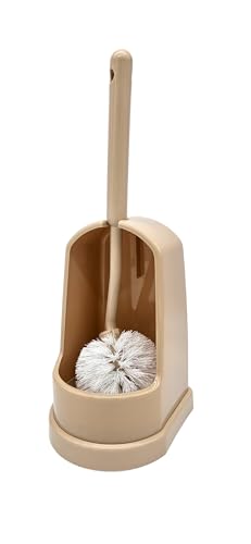 Coronet WC-Garnitur mit Toilettenbürste und Halter, Beige, 39x16x15 cm Coronet WC-Garnitur mit Toilettenbürste und Halter, Beige, 39x16x15 cm von Generisch