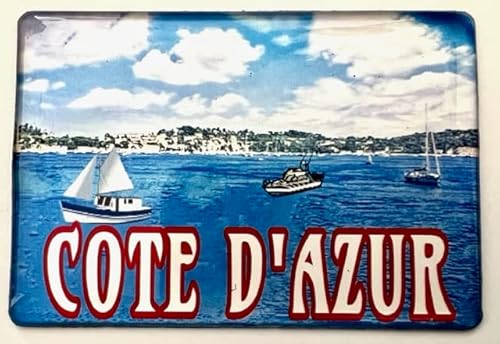 Cote D'Azur Magnet Cote D'Azur Souvenir Cote D'Azur Frankreich Frankreich Souvenir-Kühlschrankmagnet Cote D'Azur Fridge Magnet von Generisch