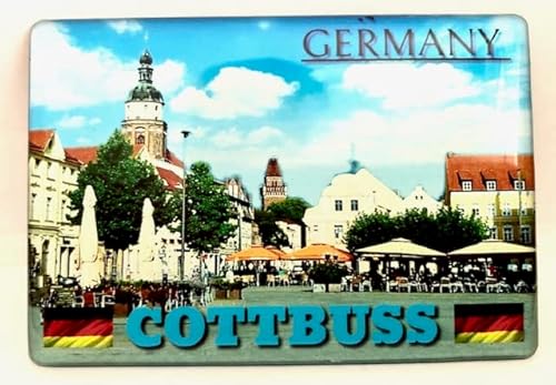 Cottbus Deutschland Kühlschrankmagnet Souvenir Reiseandenken Fridge Magnet von Generisch