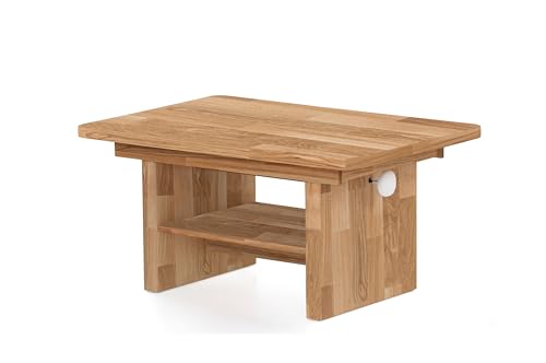 Couchtisch Wildeiche massiv pneumatisch höhenverstellbar 105 x 70 cm Couchtisch Wildeiche massiv pneumatisch höhenverstellbar 105 x 70 cm von Generisch