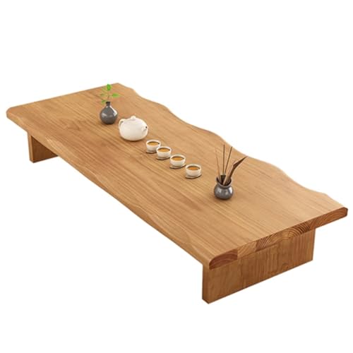 Couchtisch aus Massivholz, kräftige Beine, vielseitig einsetzbar für Zuhause, Büro, Arbeitszimmer oder Balkon Entspannung von Generisch