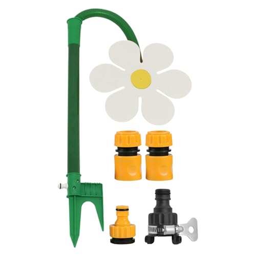 Crazy Daisy Sprinkler, Lustiger 360 -Grad -rotierender Gartensprinkler, Tanzendes Blumenwassersprühgerät, Skurriler Wasserspaß, Leicht Zu Befestigen, 68x33 cm, Für Die Gartenarbeit Crazy Daisy Sprinkler, Lustiger 360 -Grad -rotierender Gartensprinkler, Tanzendes Blumenwassersprühgerät, Skurriler Wasserspaß, Leicht Zu Befestigen, 68x33 cm, Für Die Gartenarbeit von Generisch