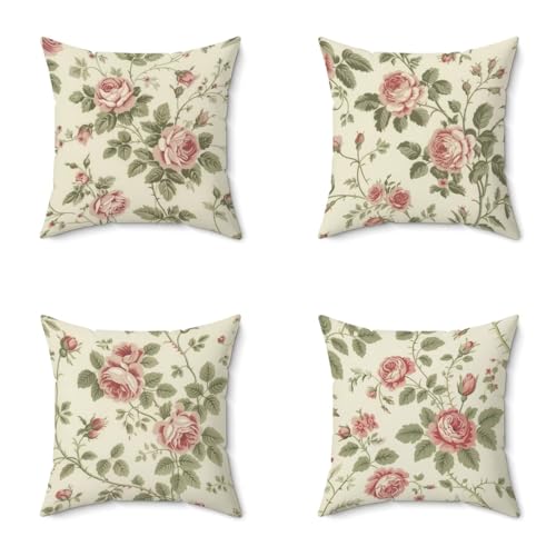 Creme Kissenbezug 45X45CM 4er Set Outdoor Kissen Wetterfest Leinen Sofakissen Flor Deko Kissen mit Unsichtbarem Reißverschluss für Schlafzimmer Bett Sofa Stuhl Garten Home Decor Geschenke 0-9751 Creme Kissenbezug 45X45CM 4er Set Outdoor Kissen Wetterfest Leinen Sofakissen Flor Deko Kissen mit Unsichtbarem Reißverschluss für Schlafzimmer Bett Sofa Stuhl Garten Home Decor Geschenke 0-9751 von Generisch