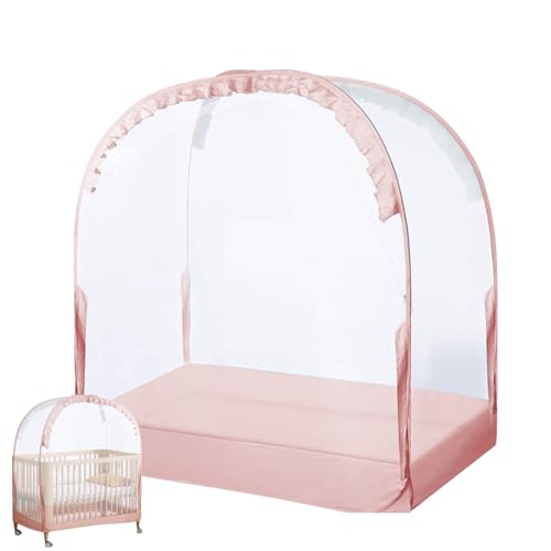Crib Extender, um das Ausstieg zu verhindern - Pop -Up atmable Cribs Decken Sie Baldachin | Kleinkindbett Baldachin Mesh Schutz für Kinder Heimschlafzimmer Reiseschule atmungsaktivem Pop-up-Baldachin Crib Extender, um das Ausstieg zu verhindern - Pop -Up atmable Cribs Decken Sie Baldachin | Kleinkindbett Baldachin Mesh Schutz für Kinder Heimschlafzimmer Reiseschule atmungsaktivem Pop-up-Baldachin von Generisch