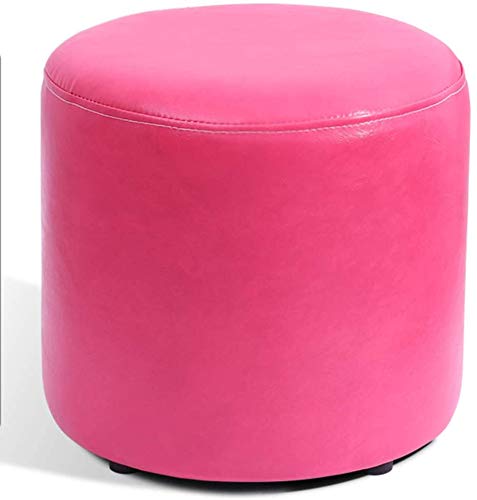 Cube-Pouf aus Leder mit Massivholzsockel – moderne Wohnkultur für Wohnzimmer, Couchtisch-Zubehör von Generisch