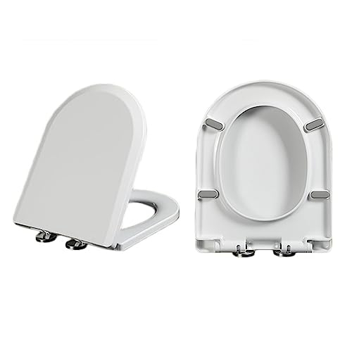 D-Form WC-Sitz PP-Material mit Edelstahlscharnieren U-Form Deckel Einfache Installation Komfortables Design Ideal für moderne Badezimmer - 02A/02D Modell D-Form WC-Sitz PP-Material mit Edelstahlscharnieren U-Form Deckel Einfache Installation Komfortables Design Ideal für moderne Badezimmer - 02A/02D Modell von Generisch