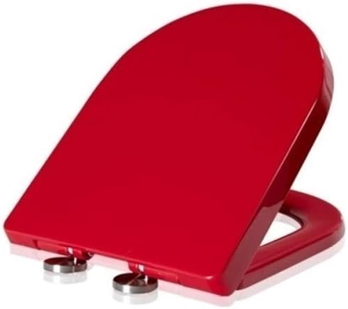 D WC-Sitz mit Absenkautomatik und leicht zu reinigenden Scharnieren, perfekt für moderne Badezimmer, langlebiges Design, schnelle Installation, komfortable, ergonomische Form D WC-Sitz mit Absenkautomatik und leicht zu reinigenden Scharnieren, perfekt für moderne Badezimmer, langlebiges Design, schnelle Installation, komfortable, ergonomische Form von Generisch