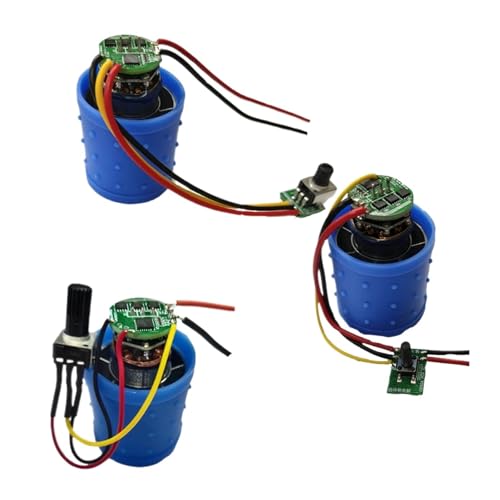 DC9-12V/7-24V Brushless Turbo Fan Motor 100000RPM High Speed Aluminum Alloy Impeller Ducted Brushless Motor with Speed Governor(24V Type1) von Generisch