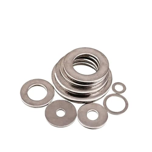 DIN9021 M4 ~ M10 Übergroße flache Unterlegscheibe, verbreiterte Verdickung, Ti GR2(M159) von Generisch
