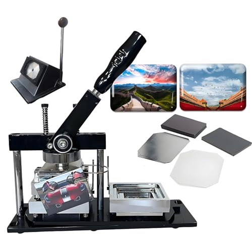 DIY Metall Kühlschrank Magnet und Abzeichen Making Kit mit Pressmaschine und Papierschneider, Enthält 100 Sets Verbrauchsmaterialien für kreative Projekte DIY Metall Kühlschrank Magnet und Abzeichen Making Kit mit Pressmaschine und Papierschneider, Enthält 100 Sets Verbrauchsmaterialien für kreative Projekte von Generisch
