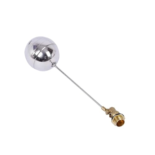 DN15/20/25/32/40 Messing-Schwimmerventil Kalt-Warmwasserspeicher 1/2" 3/4" 1" Schwimmkugelventilschaft Durchflussregelung Zisterne/Ausdehnungsgefäß(DN50) von Generisch