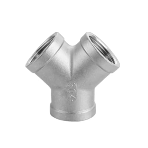 DN6/DN8/DN15/DN25 Männlich + männlich + Weiblich Gewinde 3 Weg T T Rohr Fitting 1/4 "1/2" 3/4 "1" 1-1/4 "gewinde 304 Edelstahl(Bronze Yellow,1") von Generisch
