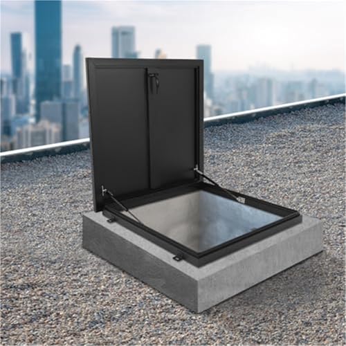 Dachluke aus verzinktem Stahl mit Gasfedern und Schloss, wetterfeste Dachboden-Zugangstür, langlebige Dachluke aus Aluminiumlegierung mit Schaltergriff für sicheren Dachboden Dachluke aus verzinktem Stahl mit Gasfedern und Schloss, wetterfeste Dachboden-Zugangstür, langlebige Dachluke aus Aluminiumlegierung mit Schaltergriff für sicheren Dachboden von Generisch