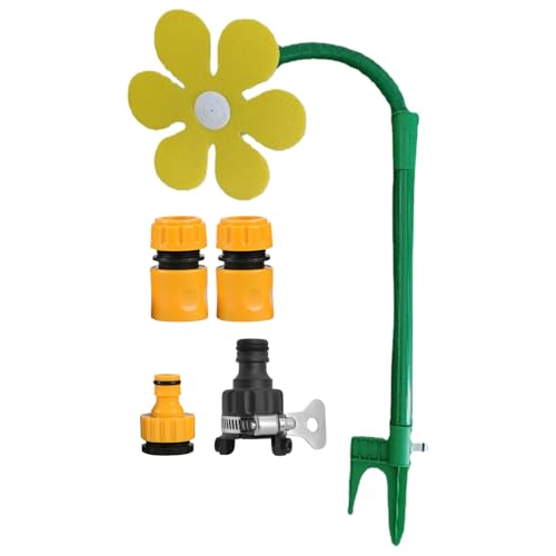 Daisy Shape Garden Sprinkler - Verstellbares Rasen Bewässerung | Daisy Muster Sprinkler Für Sogar Rasenabdeckung | Dekorative Daisy Sprinkler | Outdoor -Wasserwerkzeug | Drehung Daisy Sprinkler Für Ga von Generisch