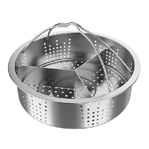 Dampfkorb Dampfkorb – Dampfplatte aus Edelstahl für Lebensmittel mit Dampf | -Dampfkorb Topf mit 3 Trennwänden zwei Griffen Multi Trenner Dampfkorb Dampfkorb – Dampfplatte aus Edelstahl für Lebensmittel mit Dampf | -Dampfkorb Topf mit 3 Trennwänden zwei Griffen Multi Trenner von Generisch