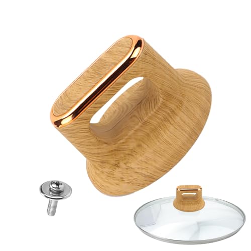Deckelgriff-Ersatz, Haltegriff für Pfannenabdeckung – hitzebeständiger Halteknopf, Topfdeckel-Ersatz-Handgriff für Schongarer Deckelgriff-Ersatz, Haltegriff für Pfannenabdeckung – hitzebeständiger Halteknopf, Topfdeckel-Ersatz-Handgriff für Schongarer von Generisch