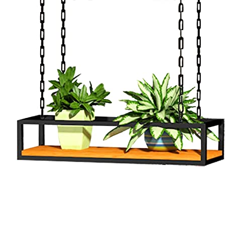 Decken-Blumentopf-Regal, hängende Pflanzgefäße für Zimmerpflanzen, Wand- und Deckenmontage, idealer Pflanzenhalter für Garten, Balkon und Bar, 120 x 25 x 15 cm Decken-Blumentopf-Regal, hängende Pflanzgefäße für Zimmerpflanzen, Wand- und Deckenmontage, idealer Pflanzenhalter für Garten, Balkon und Bar, 120 x 25 x 15 cm von Generisch
