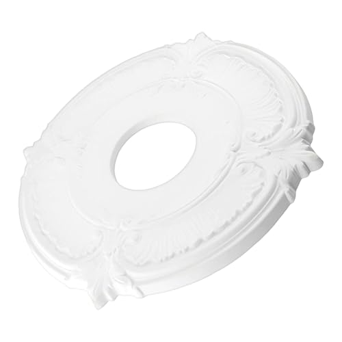 Deckenlichtmedaillon - Elegante Deckenabdeckplatte | Deckenventilator Kronleuchter Medaillon Cover | Dekorative Deckenabdeckplatte Für Die Verbesserung Der Leuchtenmessgerichtsbasis Geeignet von Generisch