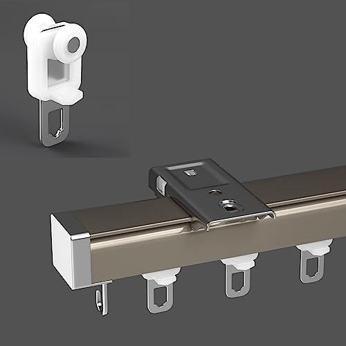 Deckenmontiertes Vorhangschienen-Set, verstellbare Länge für Raumteiler, einfache Installation im Wohnzimmer, Schlafzimmer, Dusche Deckenmontiertes Vorhangschienen-Set, verstellbare Länge für Raumteiler, einfache Installation im Wohnzimmer, Schlafzimmer, Dusche von Generisch