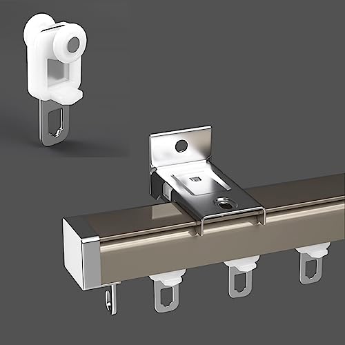 Deckenmontiertes Vorhangschienen-Set, verstellbare Länge für Raumteiler, einfache Installation im Wohnzimmer, Schlafzimmer, Dusche Deckenmontiertes Vorhangschienen-Set, verstellbare Länge für Raumteiler, einfache Installation im Wohnzimmer, Schlafzimmer, Dusche von Generisch