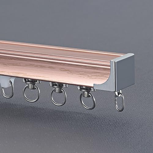 Deckenschienensystem für Raumteiler, robuste Aluminium-Doppelschiene mit einfacher Installation, ideal für Vorhänge und Raumtrennung Deckenschienensystem für Raumteiler, robuste Aluminium-Doppelschiene mit einfacher Installation, ideal für Vorhänge und Raumtrennung von Generisch