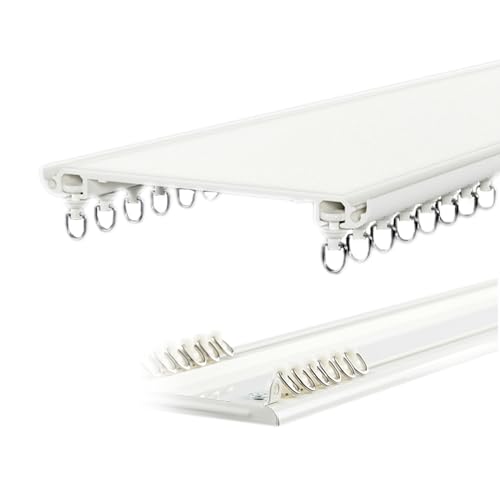 Deckenvorhang Schiene Raumteiler Aluminiumschiene Ultra Dünn für Wohnzimmer Balkon Büro Deckenvorhang Schiene Raumteiler Aluminiumschiene Ultra Dünn für Wohnzimmer Balkon Büro von Generisch