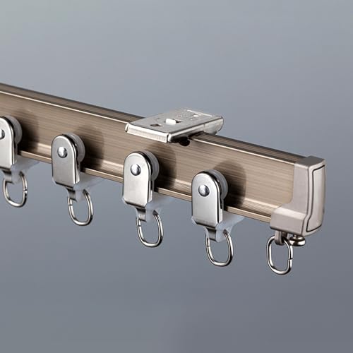 Deckenvorhangschiene, flexibel biegbar Drop Schiebe Deckenvorhang Schiene Raumteiler Geschwungenes Deckenschienensystem, für Vorhangschiene mit Schienenvorhangsystem, Raumteiler Deckenvorhangschiene, flexibel biegbar Drop Schiebe Deckenvorhang Schiene Raumteiler Geschwungenes Deckenschienensystem, für Vorhangschiene mit Schienenvorhangsystem, Raumteiler von Generisch