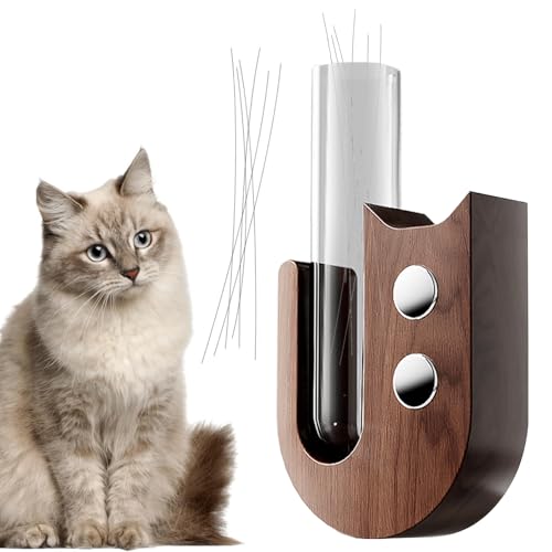 Dekoratives mit Katzenrebart - Glaskühlschrankmagnet mit Erinnerungsstücken, künstlerisches Accessoire | Vase Memory für Haustiere Decoration Gift Home für AMI Dekoratives mit Katzenrebart - Glaskühlschrankmagnet mit Erinnerungsstücken, künstlerisches Accessoire | Vase Memory für Haustiere Decoration Gift Home für AMI von Generisch