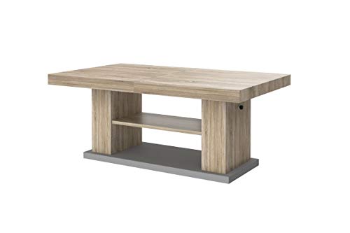 Design-Couchtisch/Esstisch Madera 2 – Hochglanz, Funktionalität & Stil in einem- letztes Stück! von Generisch