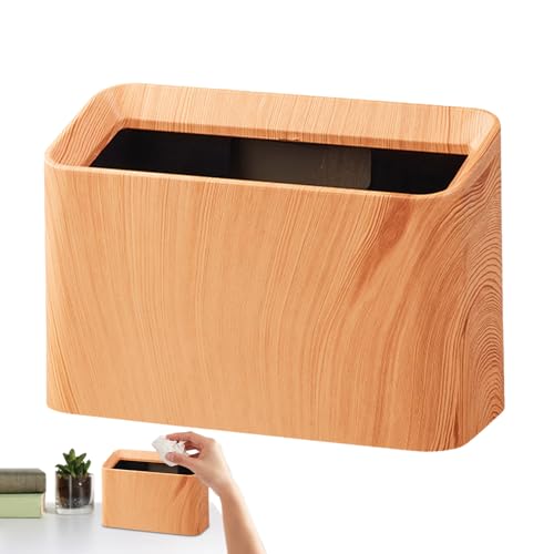 Desk Trash Bin, Compact Desktop Trash Can with Lid, Space-Saving Garbage Storage Box and Dustbin for Car, Bathroom, Bedroom, Kitchen, Living Room, Study Table Use von Generisch