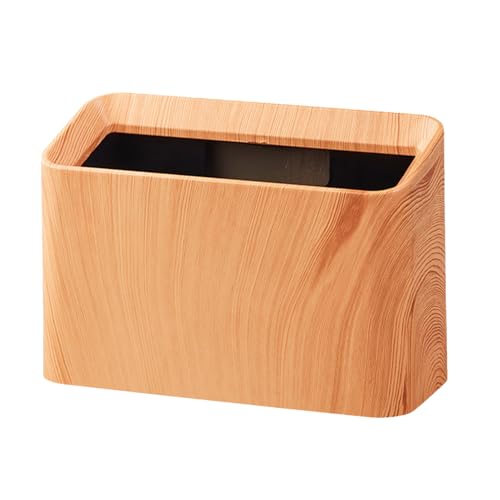 Desk Trash Bin, Desktop Trash Can Organizer, Compact Waste Container with Lid, Ideal for Space Saving Garbage Storage in Car Bathroom Bedroom Kitchen Study and Living Room von Generisch