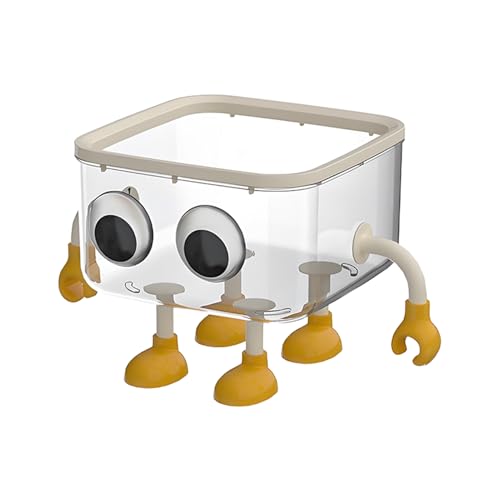 Desktop -Mülldose - Deckelmüll Can, Mini -Lagerbehälter | Transparentes Desktop -Mülleimer, niedliche Verzierung für den Studienschreibtisch, Badezimmer -Abfallhalter, Schlafzimmer im Schlafsaalzubehö Desktop -Mülldose - Deckelmüll Can, Mini -Lagerbehälter | Transparentes Desktop -Mülleimer, niedliche Verzierung für den Studienschreibtisch, Badezimmer -Abfallhalter, Schlafzimmer im Schlafsaalzubehö von Generisch