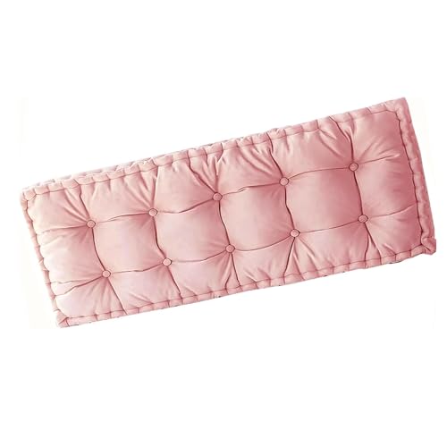 Dickes 10 cm Bankkissen für drinnen und draußen, getufteter Sitzersatz für Gartenmöbel, Fensterbank, Sofas – Rosa 160 x 60 cm, bequemes Terrassenkissen. Dickes 10 cm Bankkissen für drinnen und draußen, getufteter Sitzersatz für Gartenmöbel, Fensterbank, Sofas – Rosa 160 x 60 cm, bequemes Terrassenkissen. von Generisch