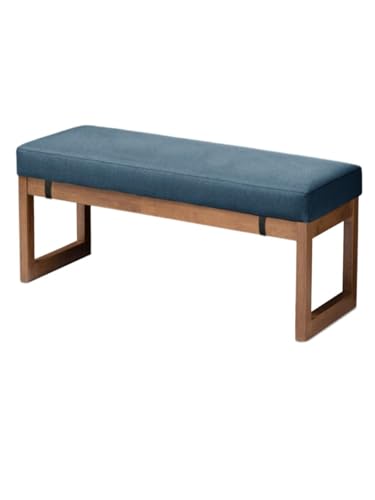 Dickes 3 cm langes Bankkissen, Sofa, Sitzkissen, dekoratives Gartenstuhlkissen, Schaukelkissen, 100 x 40 cm, blau, Outdoor-Möbelpolster für Komfort und Stil von Generisch