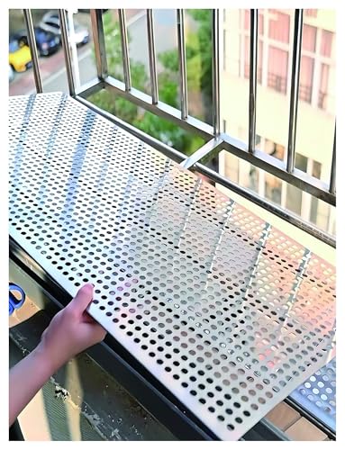 Diebstahlschutznetzplatte, Lochdurchmesser 10 mm, dekorative Siebnetzplatte, Lochblech aus Edelstahl 304(25x270cm) von Generisch