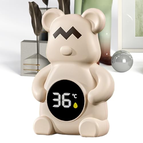 Digital Temp Monitor, Tub Thermometer, 5.51x3.94x1.97 Inches Portable Baby Bath Bear Shaped Floating Toy, Bathtub Water Meter for Shower, Pool, Spa, Lake and Hot Spring von Generisch