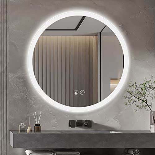 Dimmbarer Badezimmerspiegel mit Anti-Beschlag-Touch-Schalter, modernes Design, beleuchteter Wandspiegel für verbesserte Sichtbarkeit und Stil von Generisch