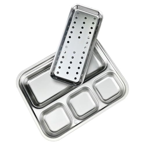 Dip-Saucen-Trennwand – geteilte Grill-Würz-Teller – Grill-Gewürz-Tablett Soja, Ketchup, Servierschalen für Essig, Sushi, Vorspeisen, Camping, Party Dip-Saucen-Trennwand – geteilte Grill-Würz-Teller – Grill-Gewürz-Tablett Soja, Ketchup, Servierschalen für Essig, Sushi, Vorspeisen, Camping, Party von Generisch