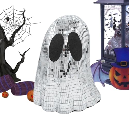 Disco Ghost - Innenbereich Halloween Dekoration - Glitzer Geist Schild Deko für Kamin Tisch Schreibtisch Etagenschale als Heimdekoration für Feiertage Disco Ghost - Innenbereich Halloween Dekoration - Glitzer Geist Schild Deko für Kamin Tisch Schreibtisch Etagenschale als Heimdekoration für Feiertage von Generisch